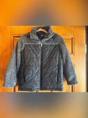 Gerry Weber Gray Faux-Sherpa Zip Jacket